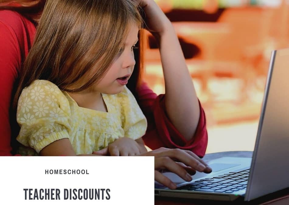 homeschool teacher searching discounts